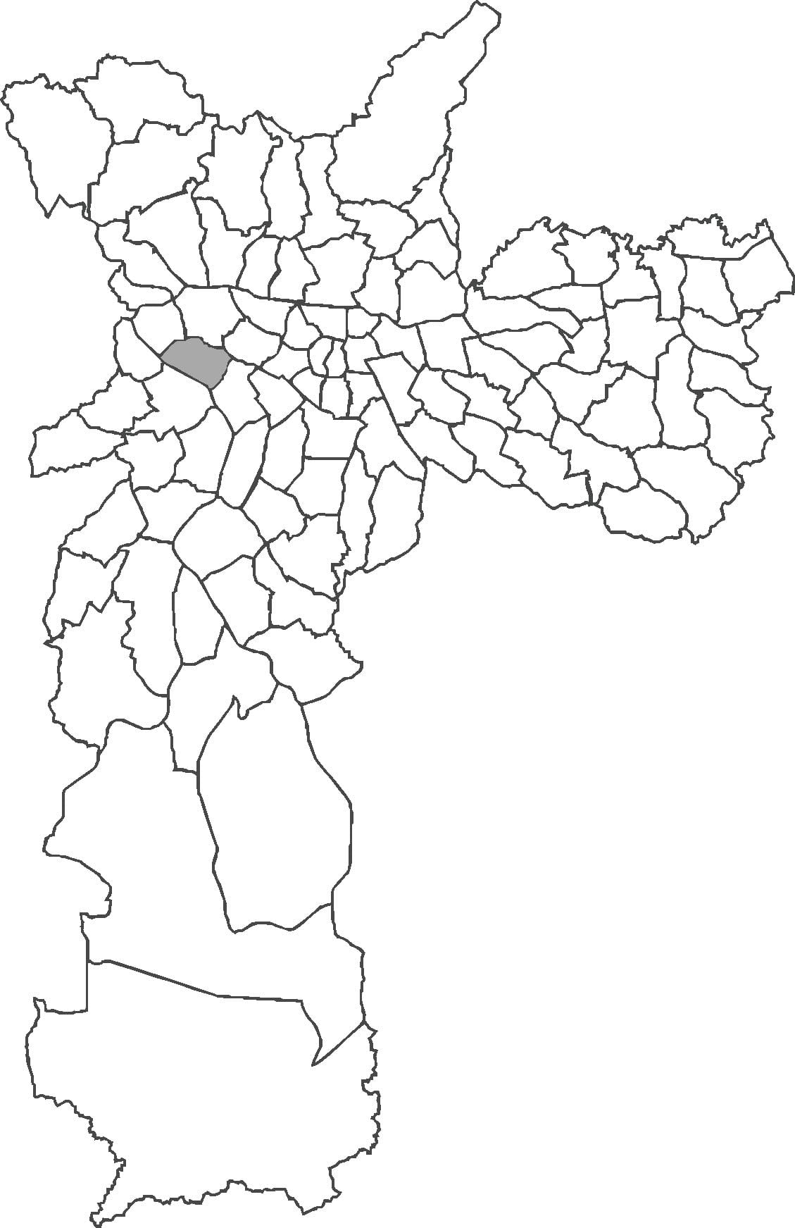 ನಕ್ಷೆ ಆಲ್ಟೊ ಡಿ Pinheiros ಜಿಲ್ಲೆ