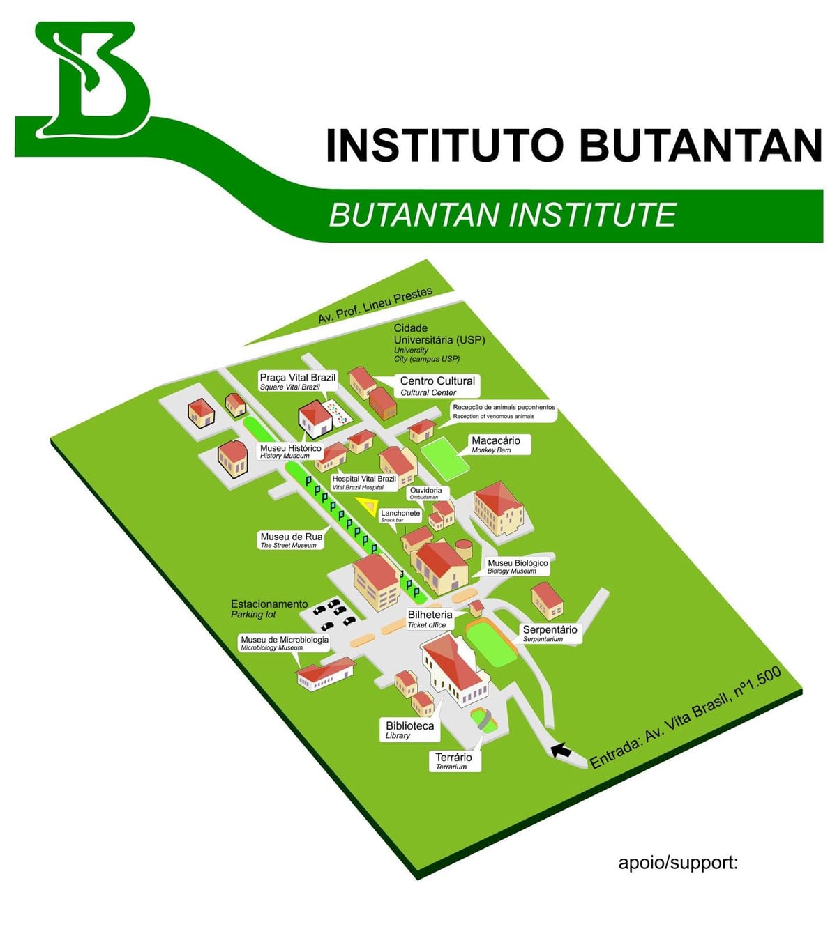 ನಕ್ಷೆ ಇನ್ಸ್ಟಿಟ್ಯೂಟ್ Butantan