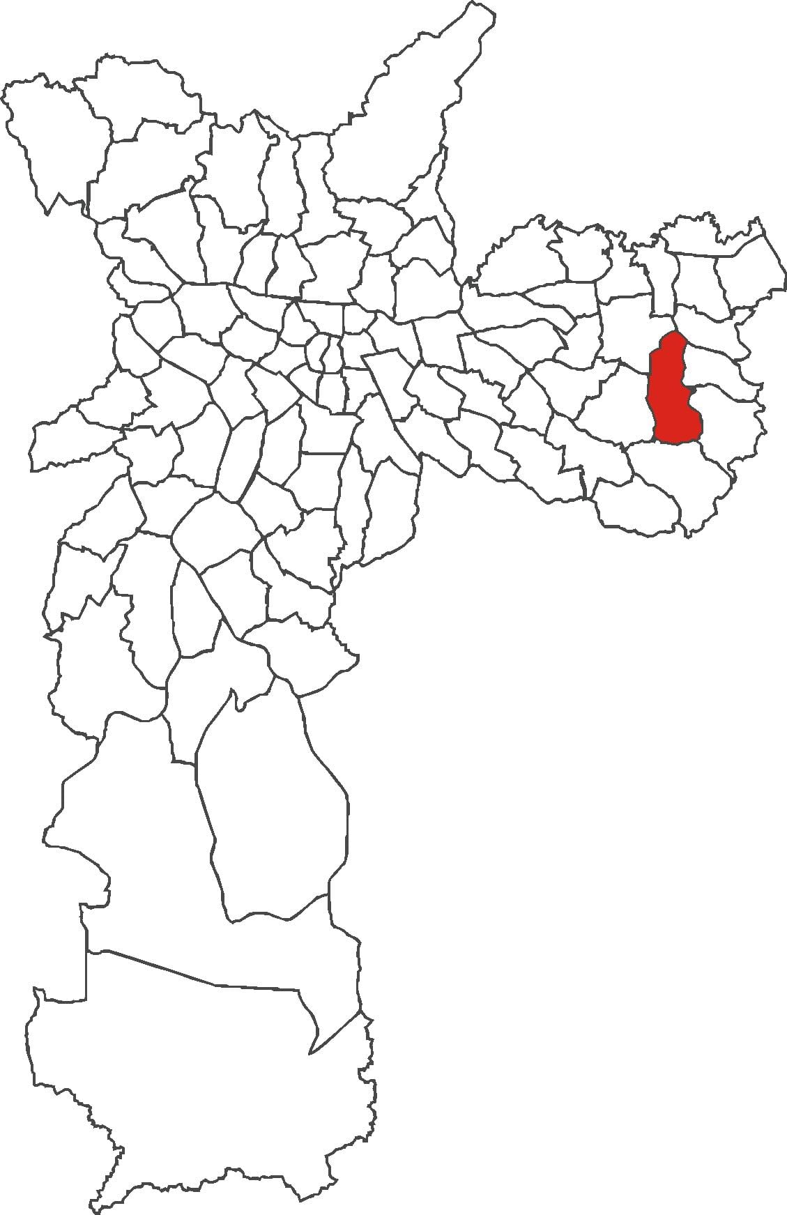 ನಕ್ಷೆ ಜೋಸ್ Bonifácio ಜಿಲ್ಲೆ