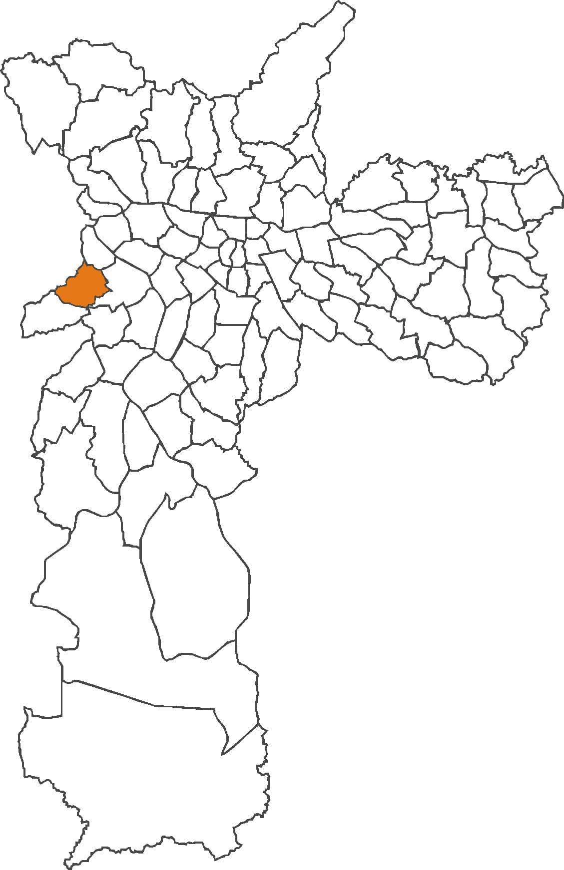 ನಕ್ಷೆ ರಿಯೊ Pequeno ಜಿಲ್ಲೆ
