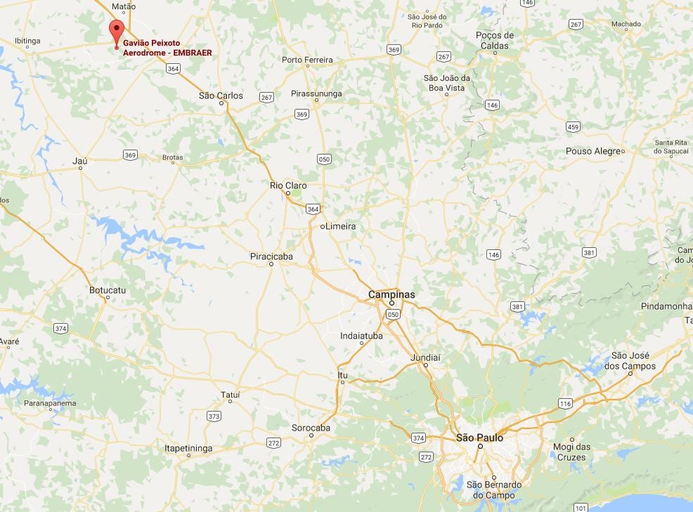 ನಕ್ಷೆ aerodrome Gavião Peixoto