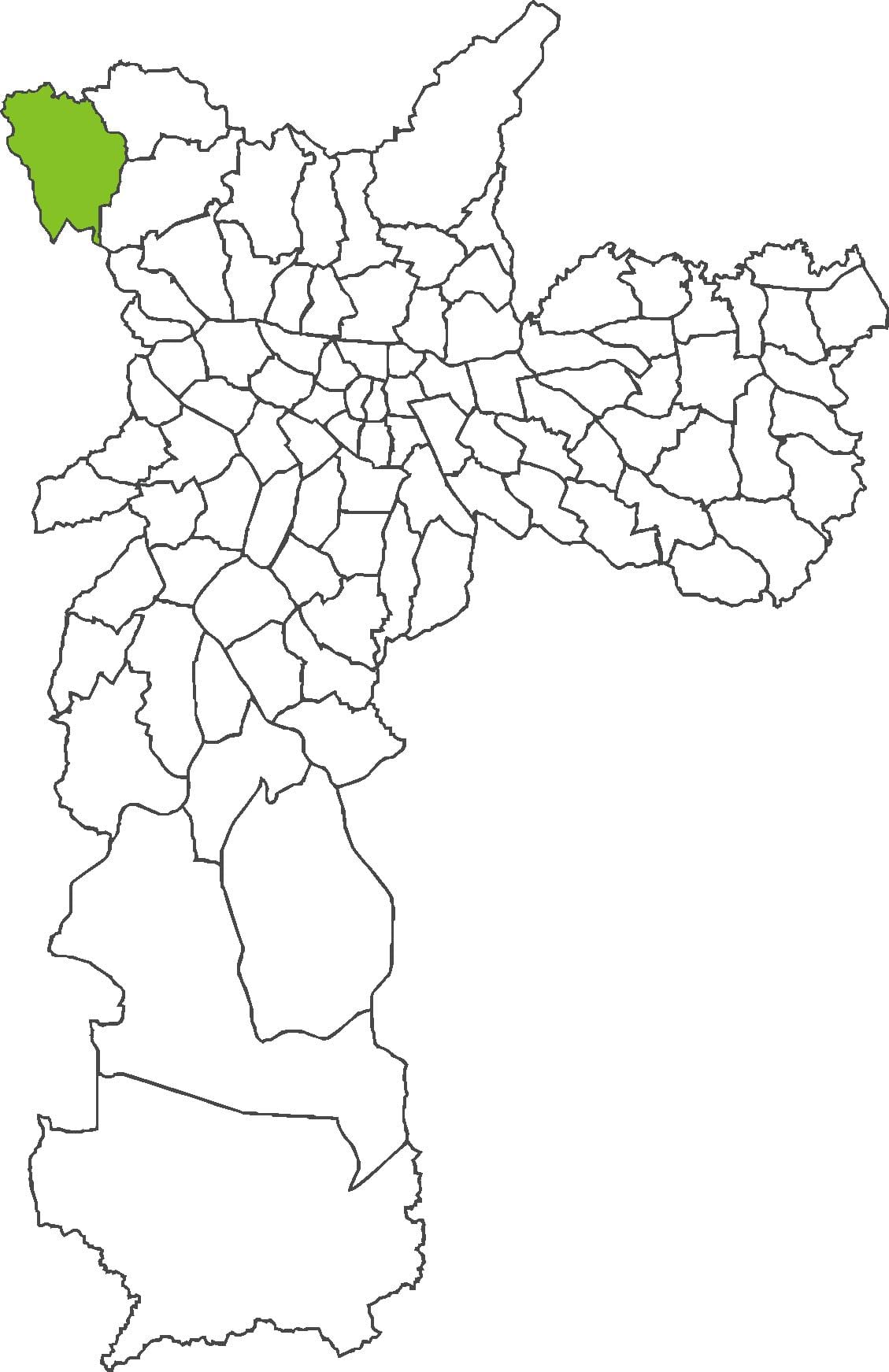 ನಕ್ಷೆ Anhangüera ಜಿಲ್ಲೆ