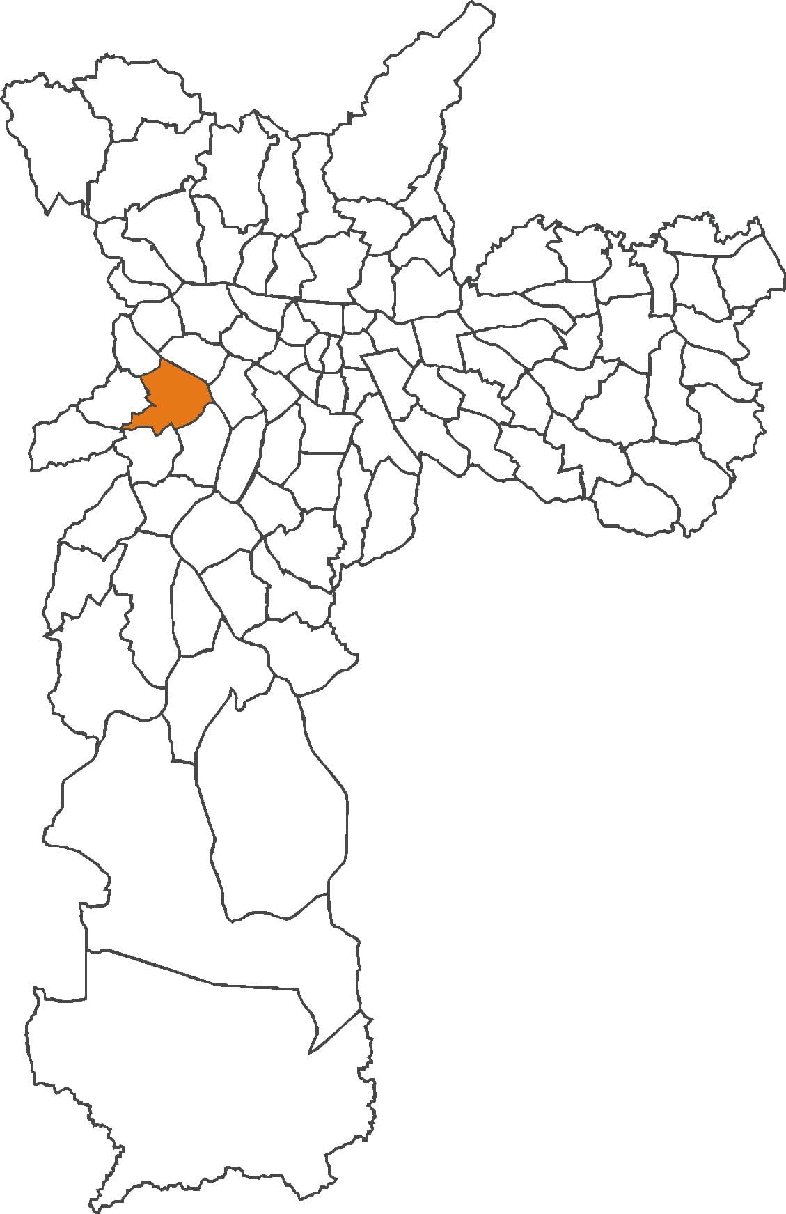 ನಕ್ಷೆ Butantã ಜಿಲ್ಲೆ