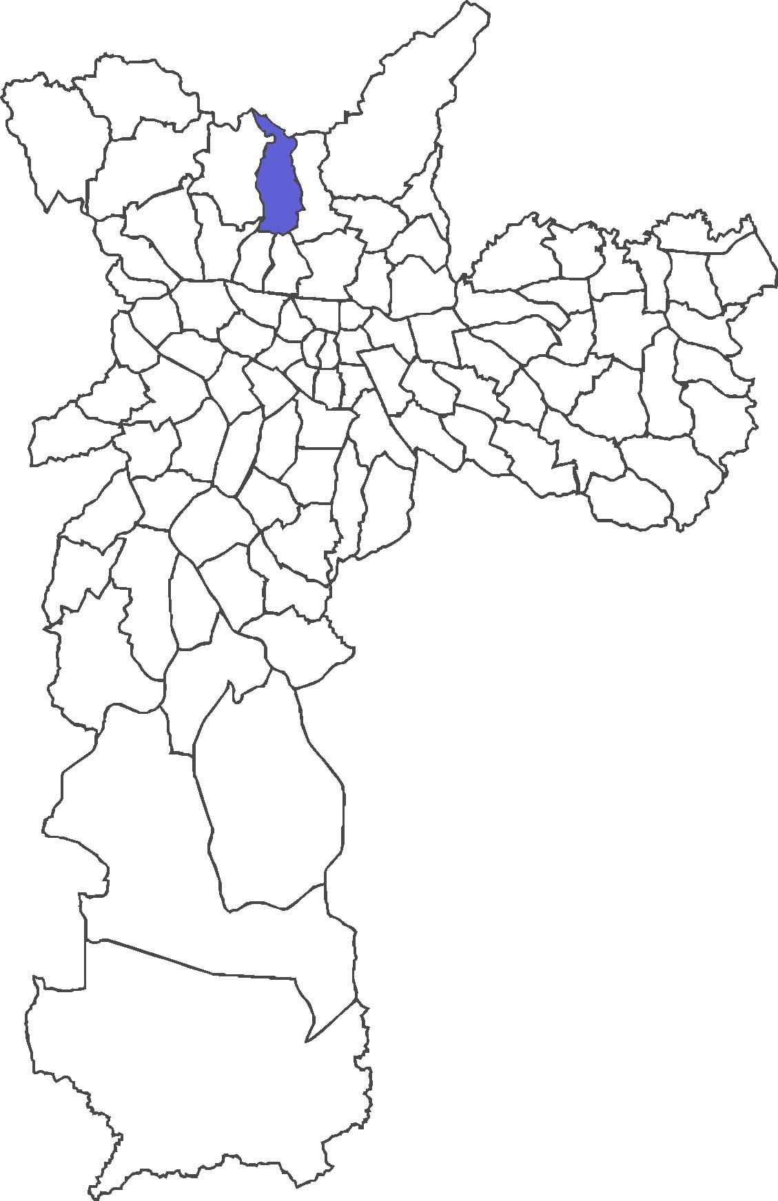 ನಕ್ಷೆ Cachoeirinha ಜಿಲ್ಲೆ