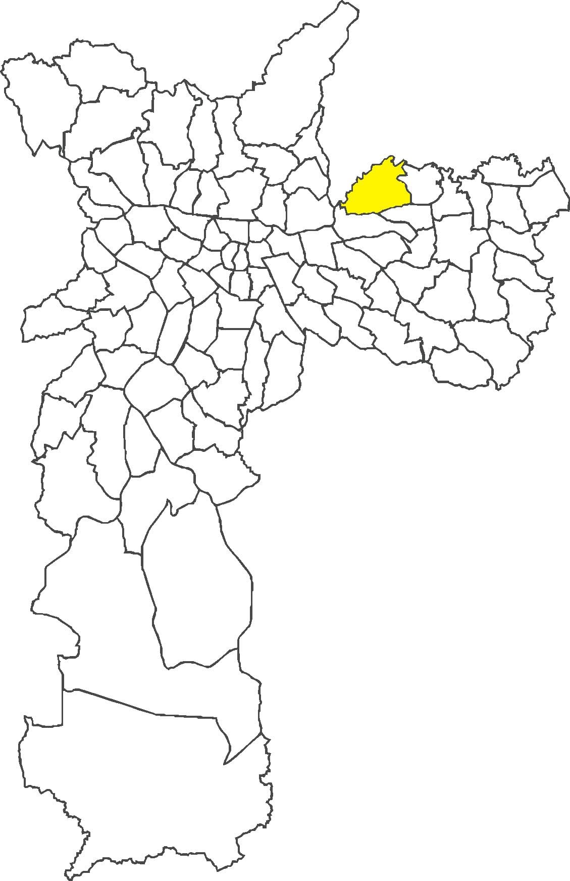 ನಕ್ಷೆ Cangaíba ಜಿಲ್ಲೆ