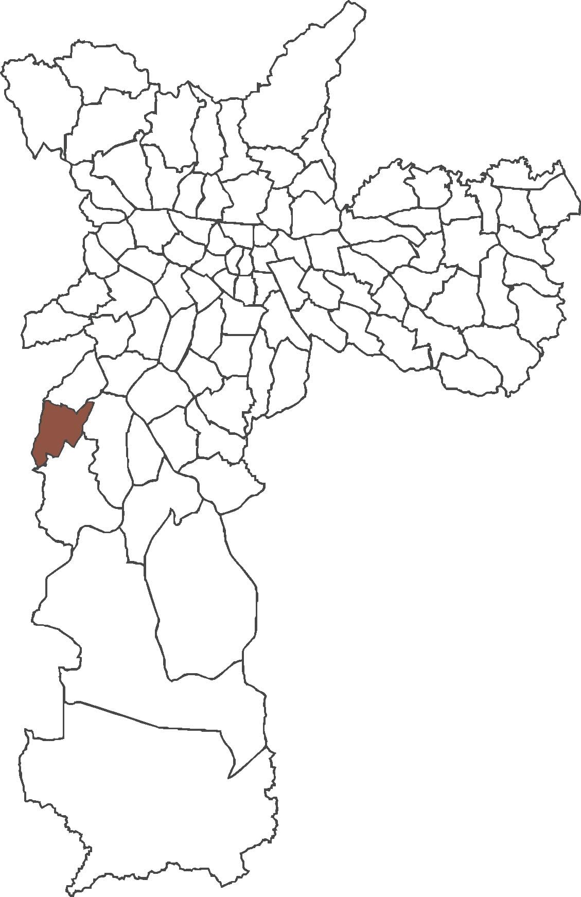 ನಕ್ಷೆ Capão Redondo ಜಿಲ್ಲೆ