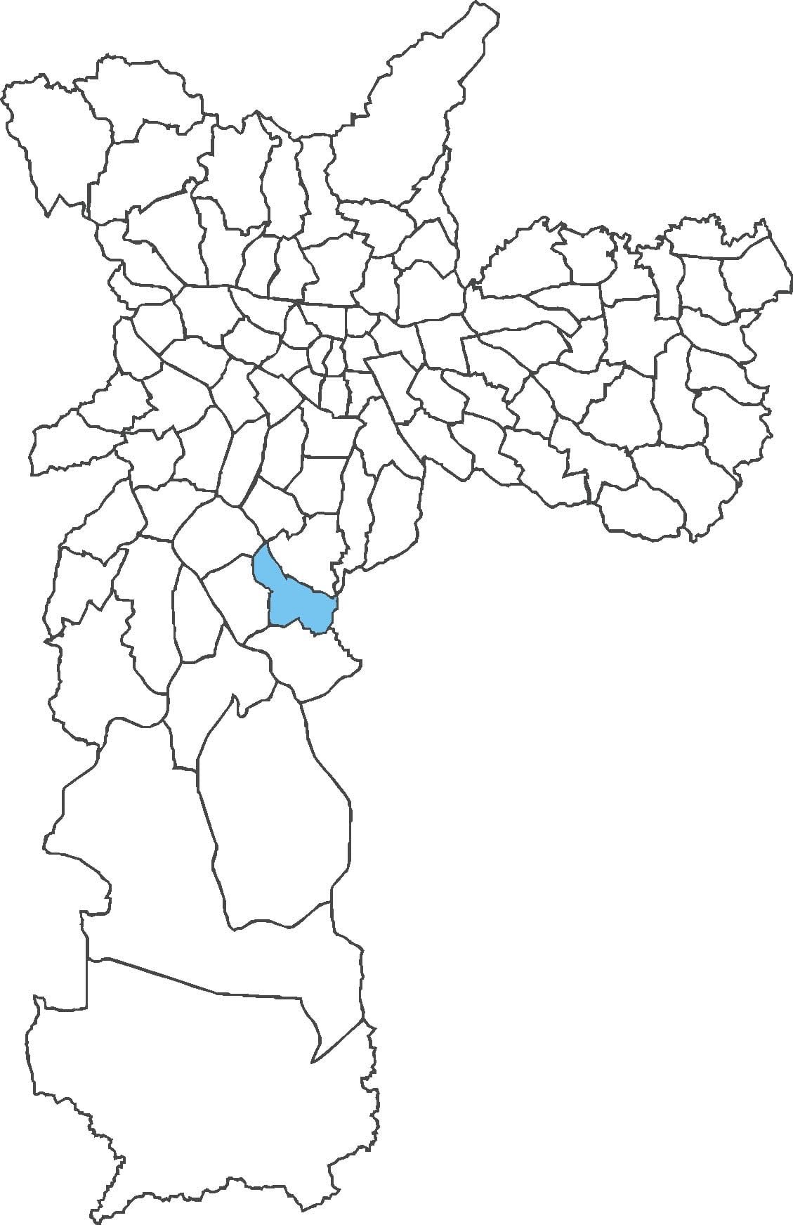 ನಕ್ಷೆ Cidade Ademar ಜಿಲ್ಲೆ