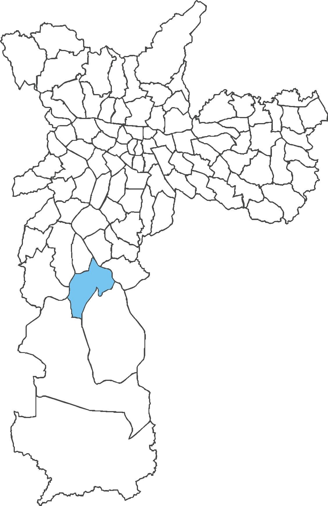 ನಕ್ಷೆ Cidade Dutra ಜಿಲ್ಲೆ