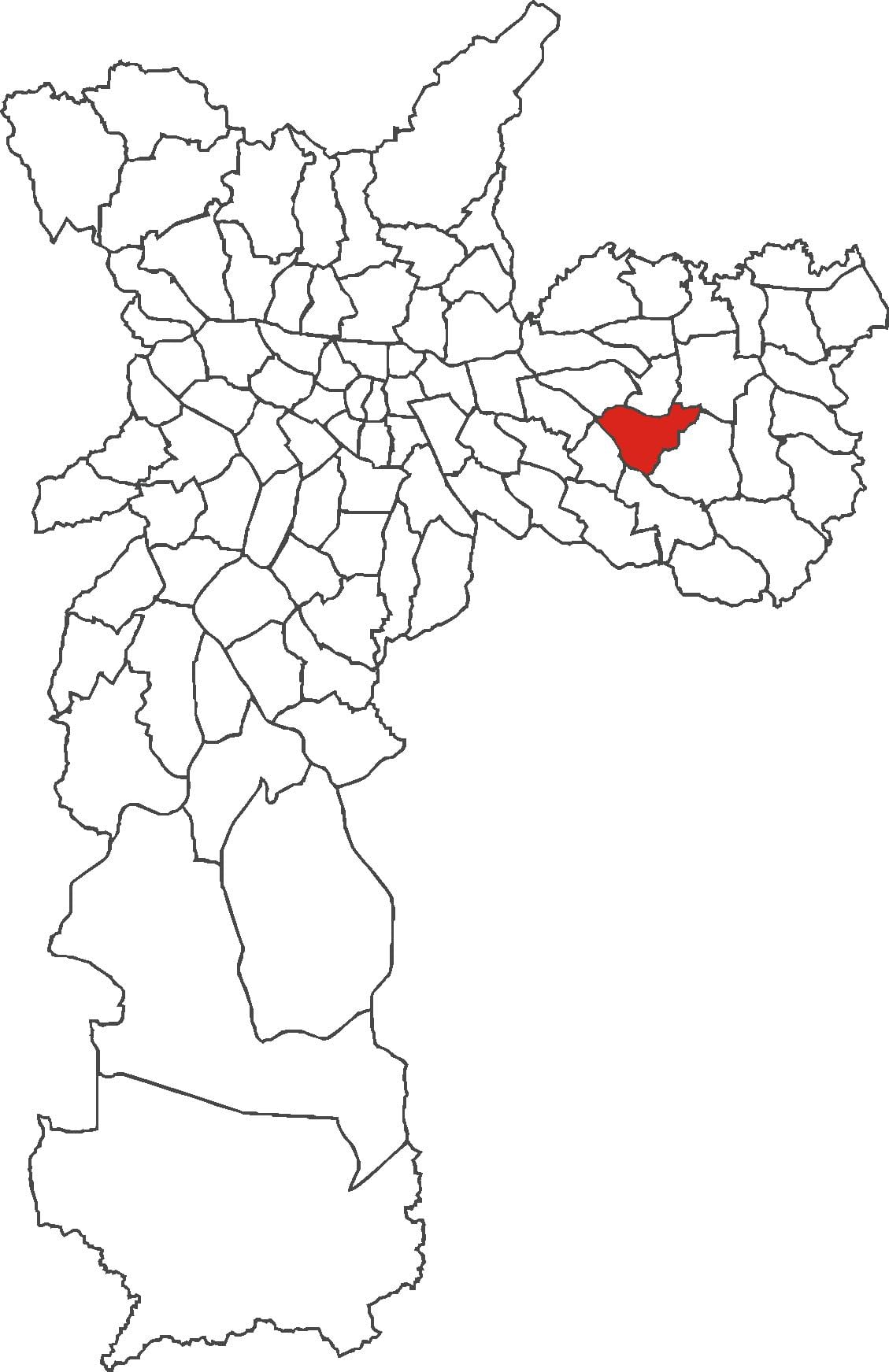 ನಕ್ಷೆ Cidade Líder ಜಿಲ್ಲೆ
