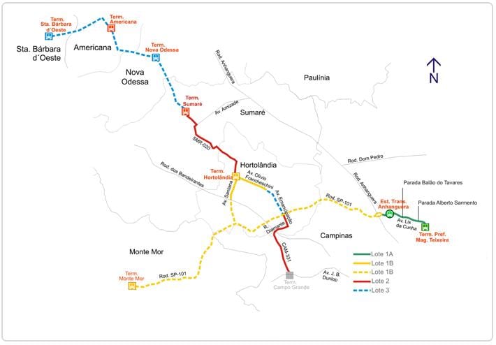 ನಕ್ಷೆ corredor metropolitano Biléo ಸೋರ್ಸ್