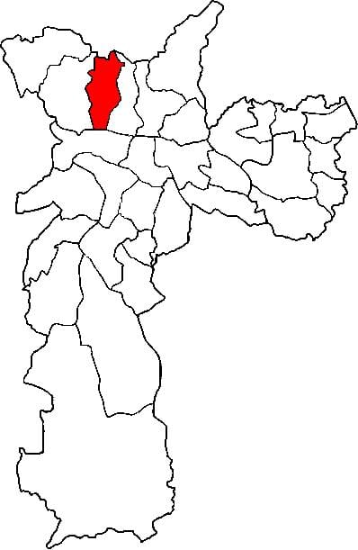 ನಕ್ಷೆ Freguesia ಮಾಡಲು Ó ಉಪ-ಪ್ರಿಫೆಕ್ಚರ್ ಸಾವೊ ಪಾಲೊ