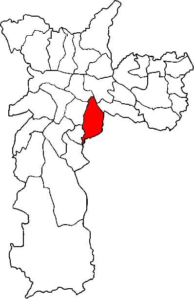 ನಕ್ಷೆ Ipiranga ಉಪ-ಪ್ರಿಫೆಕ್ಚರ್ ಸಾವೊ ಪಾಲೊ