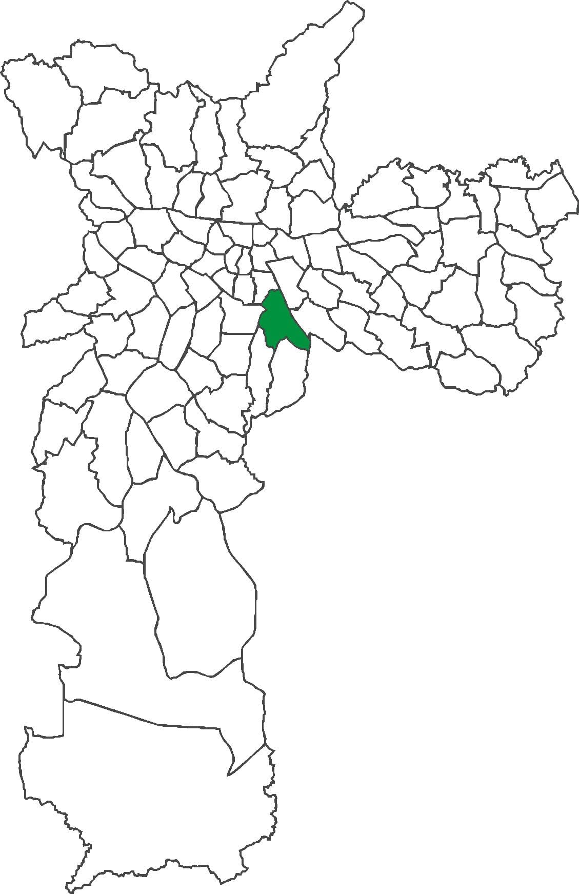 ನಕ್ಷೆ Ipiranga ಜಿಲ್ಲೆ