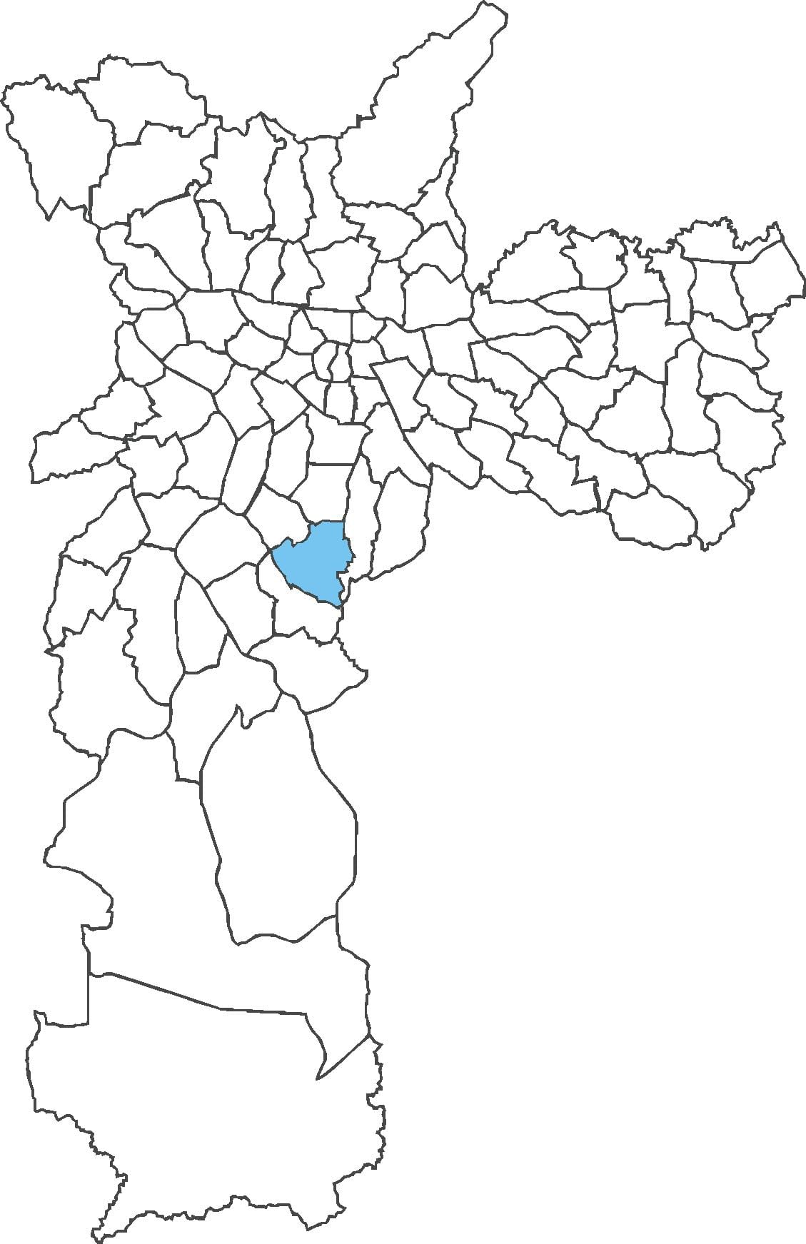 ನಕ್ಷೆ Jabaquara ಜಿಲ್ಲೆ