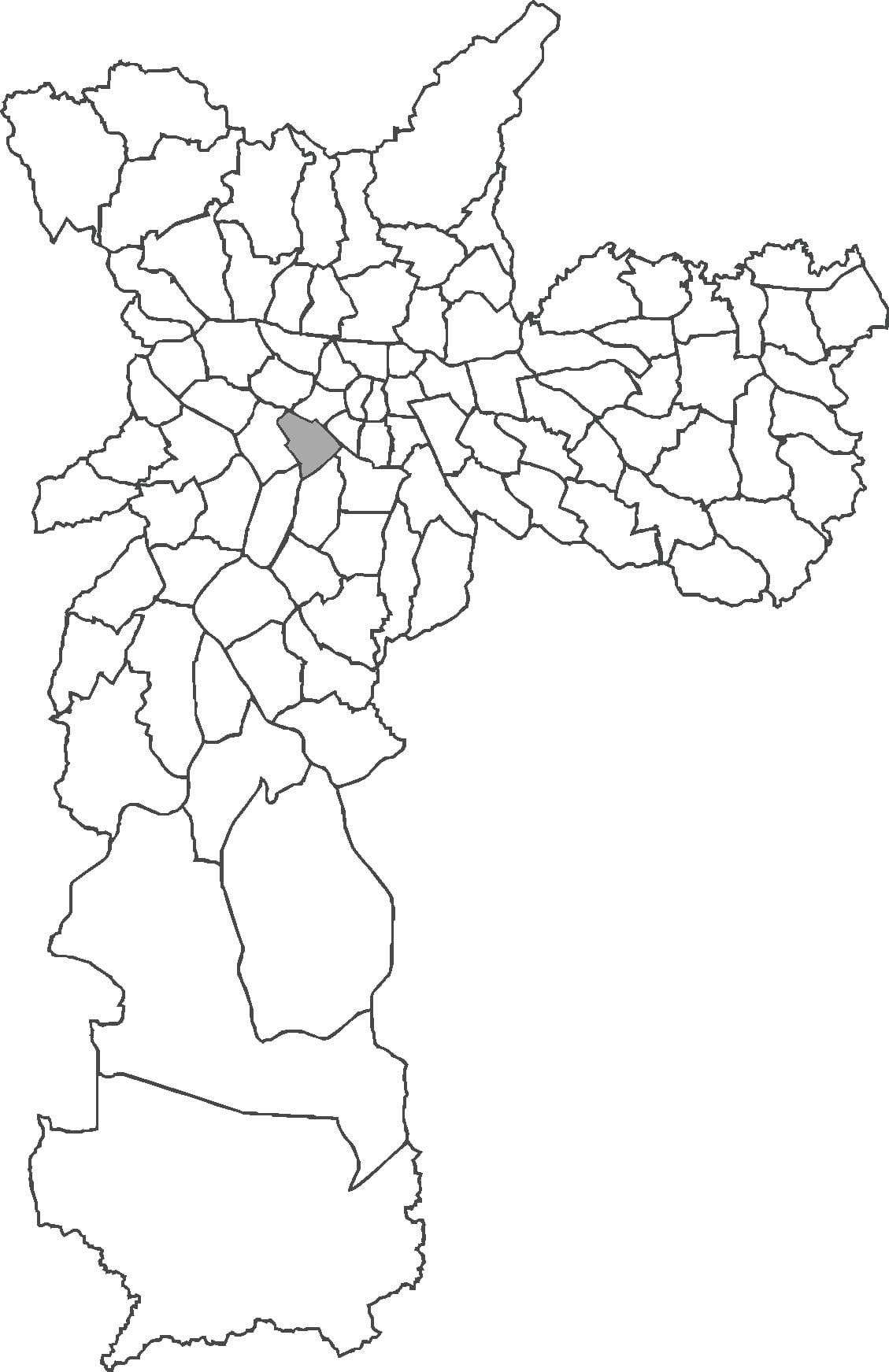ನಕ್ಷೆ Jardim Paulista ಜಿಲ್ಲೆ
