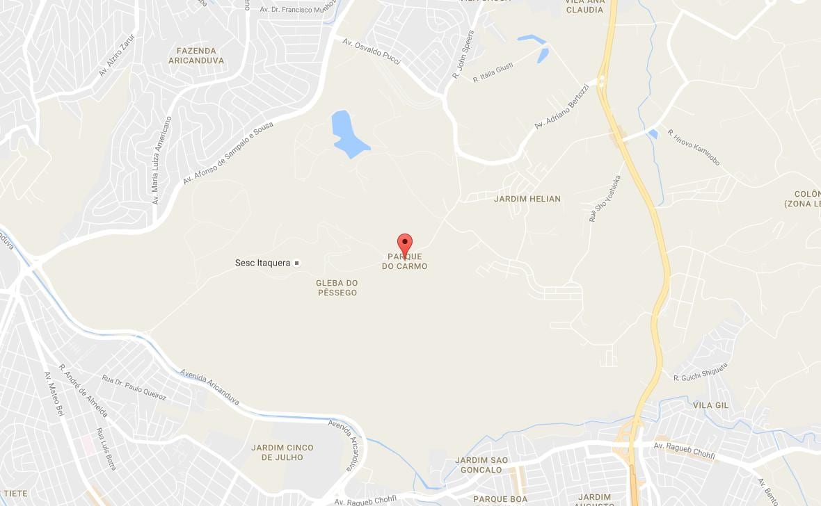 ನಕ್ಷೆ Parque ಮಾಡಲು Carmo ಸಾವೊ ಪಾಲೊ