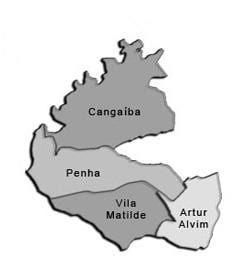 ನಕ್ಷೆ Penha ಉಪ-ಪ್ರಿಫೆಕ್ಚರ್