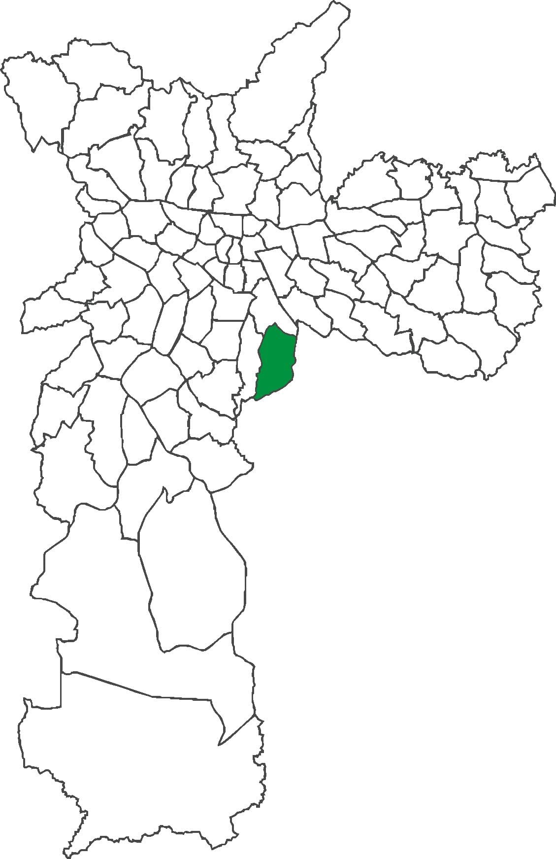 ನಕ್ಷೆ Sacomã ಜಿಲ್ಲೆ
