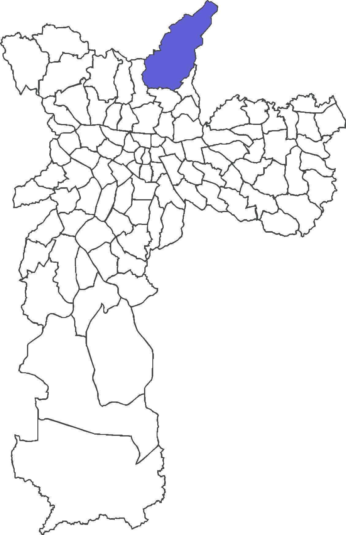 ನಕ್ಷೆ Tremembé ಜಿಲ್ಲೆ