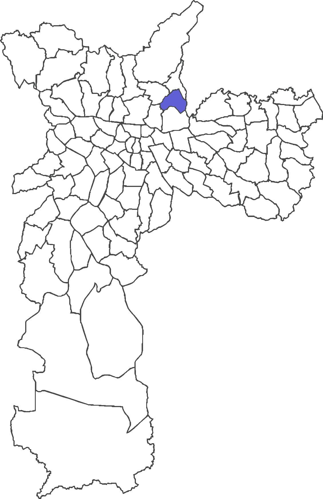 ನಕ್ಷೆ Vila Medeiros ಜಿಲ್ಲೆ