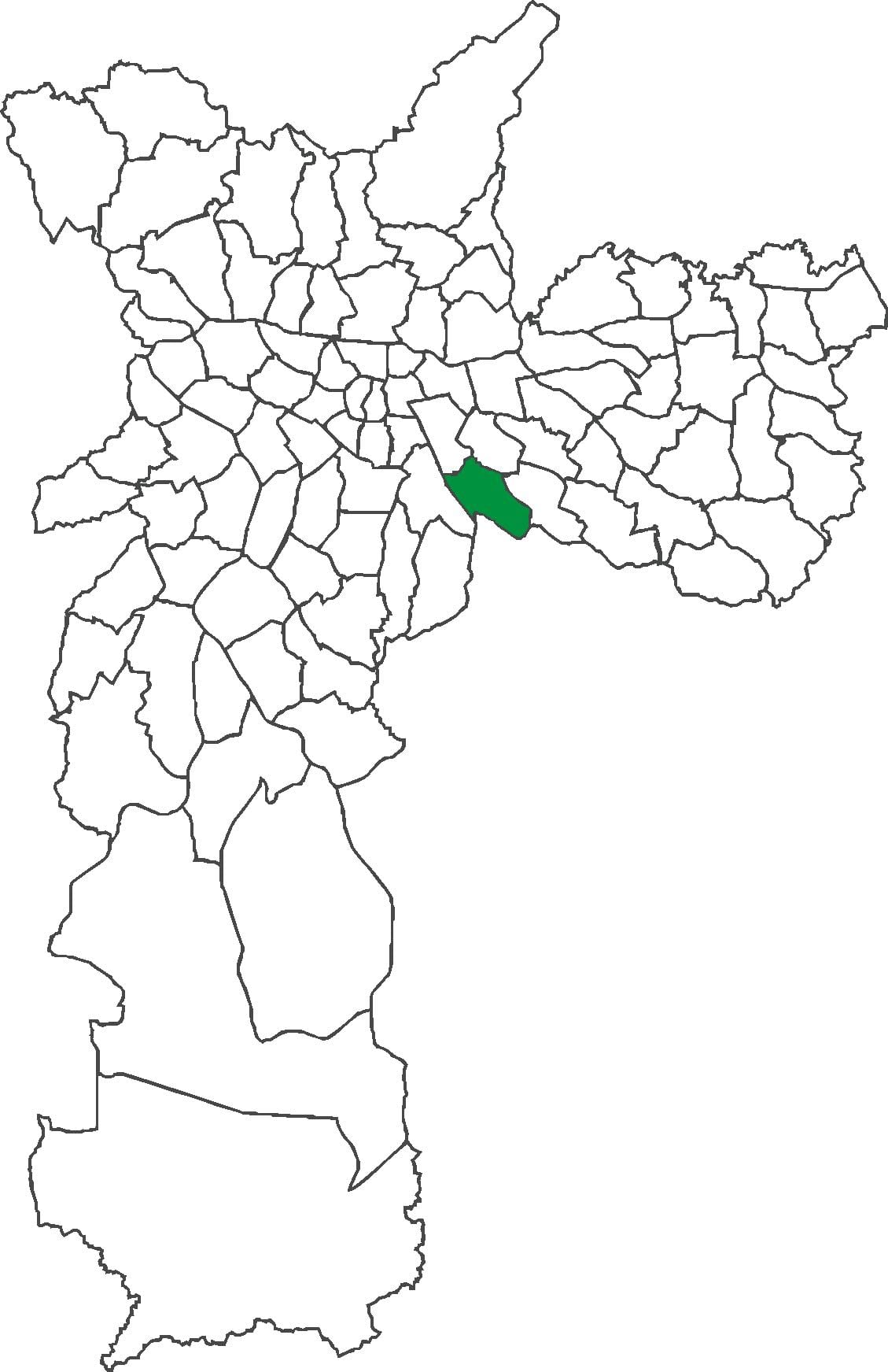 ನಕ್ಷೆ Vila Prudente ಜಿಲ್ಲೆ