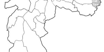 ನಕ್ಷೆ ವಲಯ Leste 2 ಸಾವೊ ಪಾಲೊ