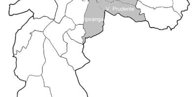 ನಕ್ಷೆ ವಲಯ Sudeste ಸಾವೊ ಪಾಲೊ