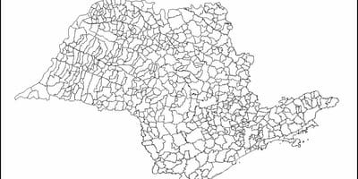 ಮ್ಯಾಪ್ ಆಫ್ ಸಾವೊ ಪಾಲೊ ವರ್ಜಿನ್ - ಪುರಸಭೆಗಳು