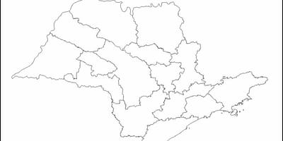 ಮ್ಯಾಪ್ ಆಫ್ ಸಾವೊ ಪಾಲೊ ವರ್ಜಿನ್ - ಪ್ರದೇಶಗಳಲ್ಲಿ