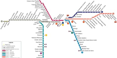 ಮ್ಯಾಪ್ ಆಫ್ ಸಾವೊ ಪಾಲೊ CPTM
