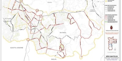 ಮ್ಯಾಪ್ ಆಫ್ ಸಾವೊ ಮ್ಯಾಥ್ಯೂ ಸಾವೊ ಪಾಲೊ - ರಸ್ತೆಗಳು