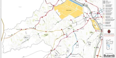 ನಕ್ಷೆ Butantã ಸಾವೊ ಪಾಲೊ - ಸಾರ್ವಜನಿಕ ಸಾಗಿಸುತ್ತದೆ