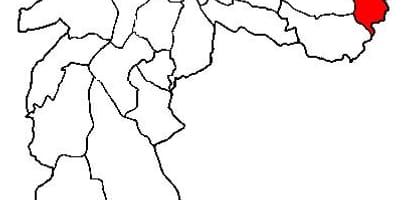 ನಕ್ಷೆ Cidade ತಿರದೆಂತೆಸ್ ಅತ್ಯುನ್ನತ ಗೌರವಾರ್ಥ ಜಿಲ್ಲೆ