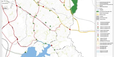 ನಕ್ಷೆ Cidade Ademar ಸಾವೊ ಪಾಲೊ - ಸಾರ್ವಜನಿಕ ಸಾಗಿಸುತ್ತದೆ