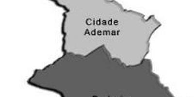 ನಕ್ಷೆ Cidade Ademar ಉಪ-ಪ್ರಿಫೆಕ್ಚರ್