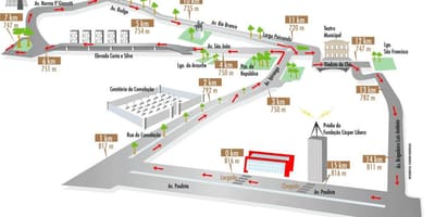ನಕ್ಷೆ Corrida of Saint-Silvestre