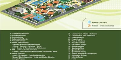 ನಕ್ಷೆ Esporte Clube Pinheiros