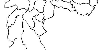 ನಕ್ಷೆ Itaim Paulista - Vila Curuçá ಉಪ-ಪ್ರಿಫೆಕ್ಚರ್ ಸಾವೊ ಪಾಲೊ