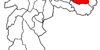ನಕ್ಷೆ Itaquera ಉಪ-ಪ್ರಿಫೆಕ್ಚರ್ ಸಾವೊ ಪಾಲೊ