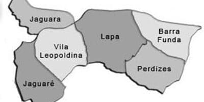 ನಕ್ಷೆ Lapa ಉಪ-ಪ್ರಿಫೆಕ್ಚರ್