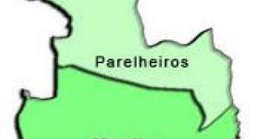 ನಕ್ಷೆ Parelheiros ಉಪ-ಪ್ರಿಫೆಕ್ಚರ್