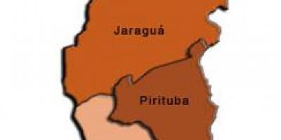 ನಕ್ಷೆ Pirituba-Jaraguá ಉಪ-ಪ್ರಿಫೆಕ್ಚರ್