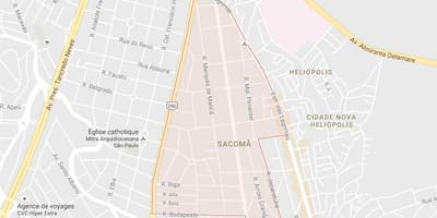 ನಕ್ಷೆ Sacomã ಸಾವೊ ಪಾಲೊ