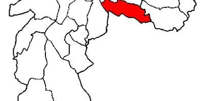 ನಕ್ಷೆ Vila Prudente ಉಪ-ಪ್ರಿಫೆಕ್ಚರ್ ಸಾವೊ ಪಾಲೊ